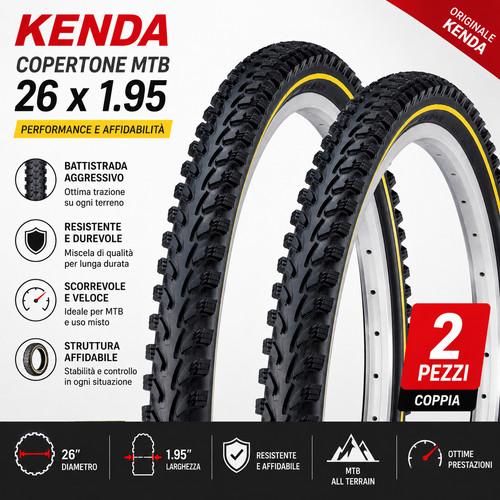 Coppia copertoni kenda k898 - coppia,
